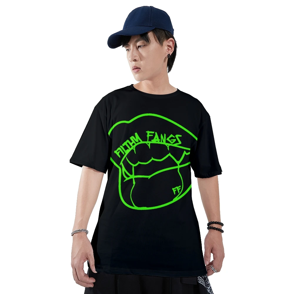 Футболка Bella Thorne Filthy Fangs с круглым вырезом и короткими рукавами черная футболка