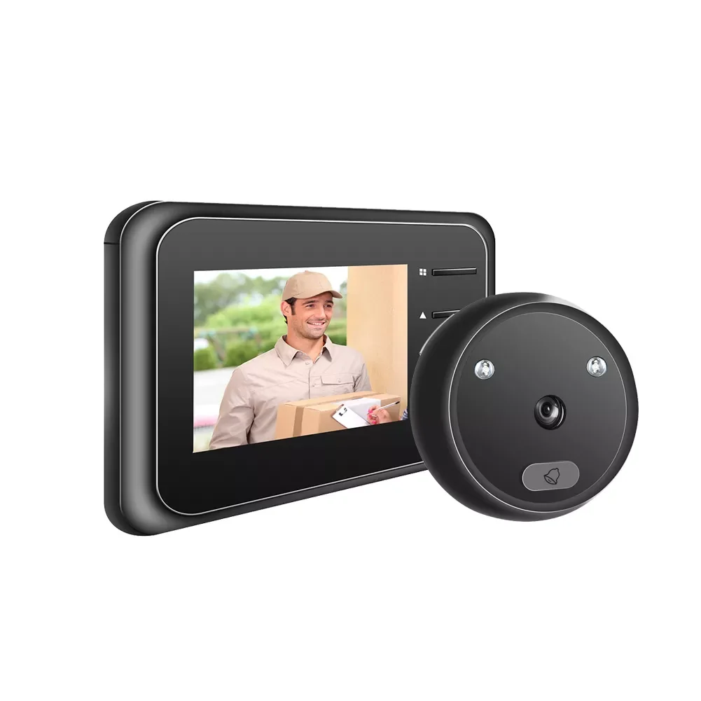 

R11 Digital Doorbell Smart Electronic Peephole Viewer 2.4 inch LCD Color Screen IR Night Vision Door Video Camera Door Bell