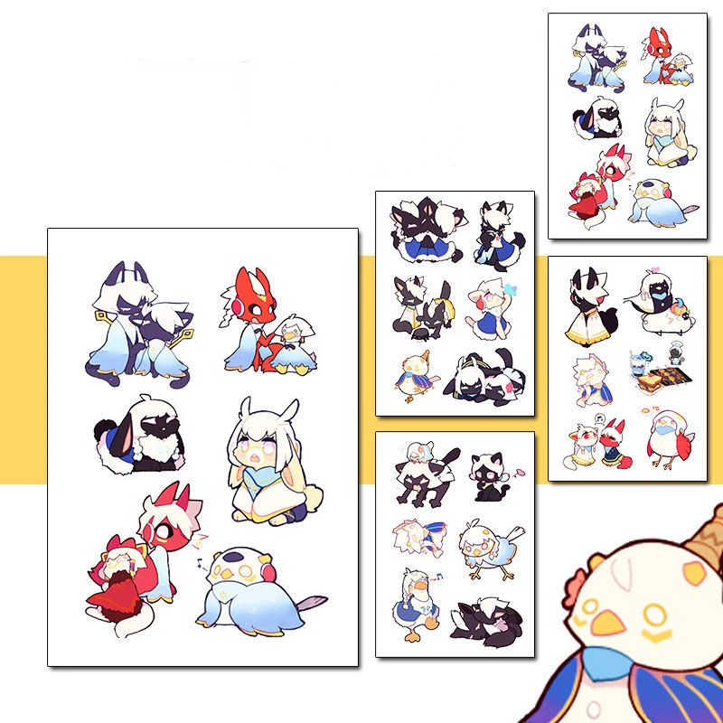 

Sky:Children of Light Stationery Stickers Anime Daleth Sticker Childrens Kawaii Stationery Student Waterproof Suitcase Decorate