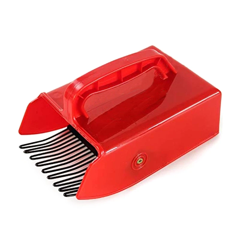 

Садовый инструмент для сбора ягод с металлической расческой и эргономичной ручкой