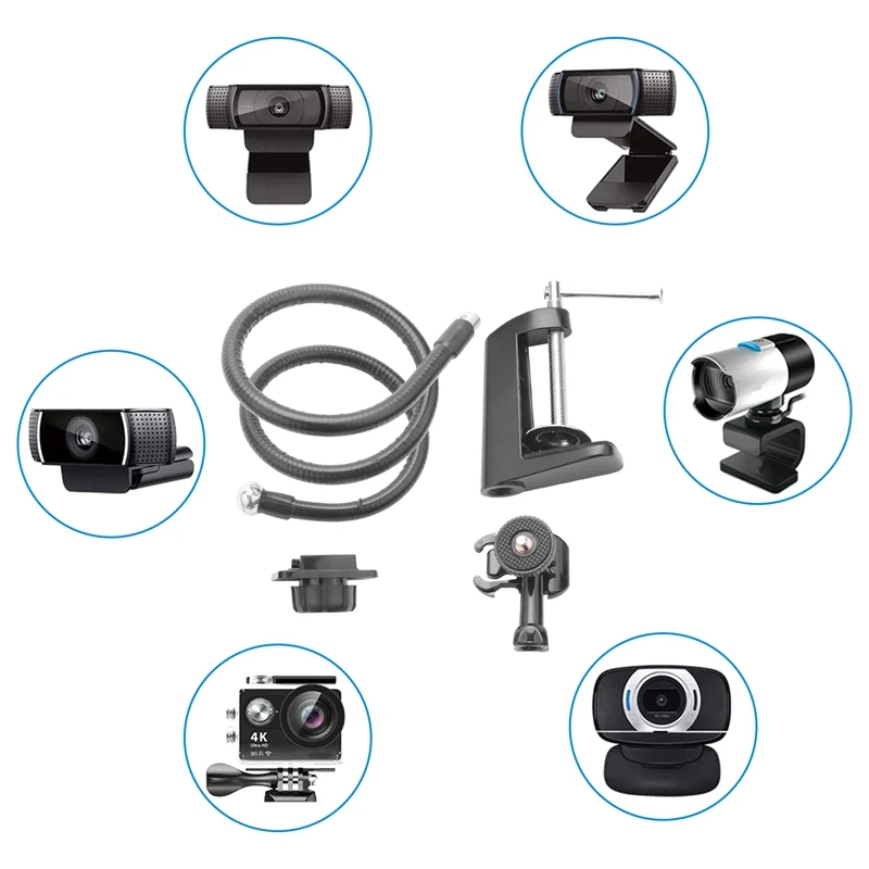 Стойка для веб-камеры Модернизированная стойка крепления с гибким рычагом и