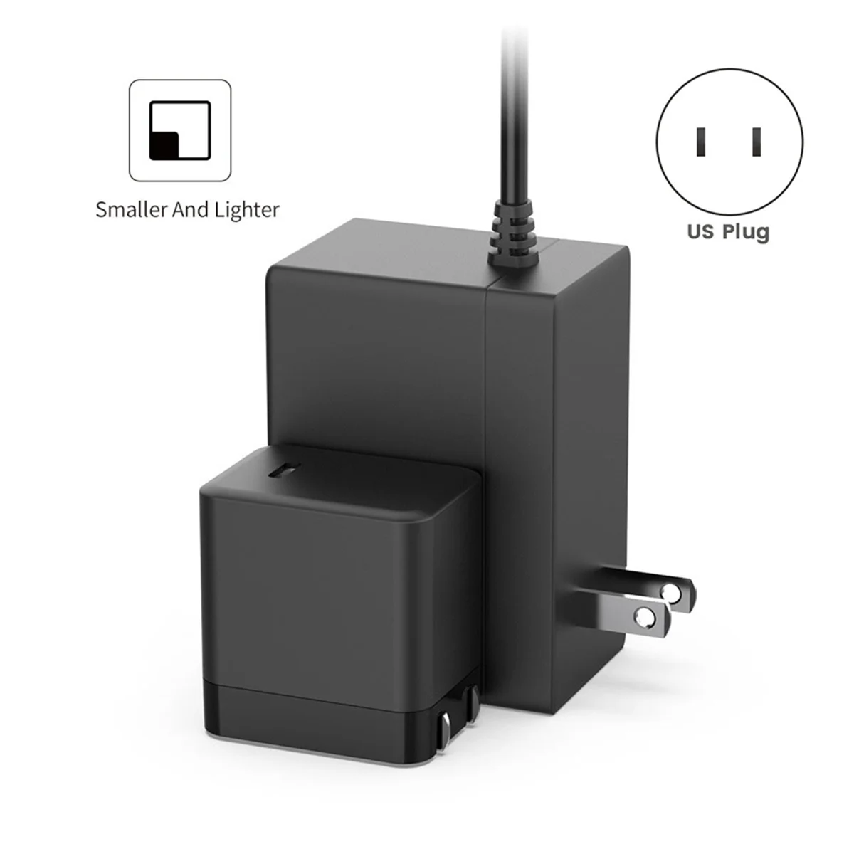 ABNJ PD 45 Вт USB C Зарядное устройство Адаптер быстрой зарядки Кабель типа C для Switch 2 SwitchOLEDLite Американская вилка (art.: 3920cfec4c82f) - 3920cfec4c82f