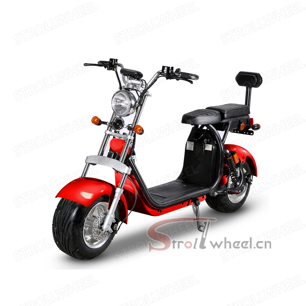 

EEC/COC Certificated Electric Citycoco Scooter 1500W Double Seat 2 wheel Electric Scooter Citycoco Adults 2000W Motorcycles