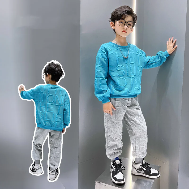 

2 шт./комплект, детский спортивный костюм из свитшота и брюк