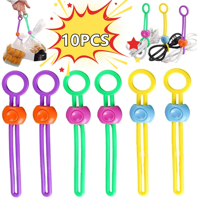 

Герметичные зажимы для пакетов, 10 шт.