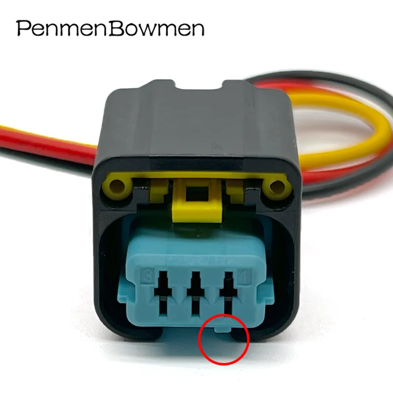 1 комплект, 3-контактный автоматический датчик коленчатого вала, разъемы электрического кабеля, вилка жгута проводов 1801179 -1 1801179   Для Citroen Peugeot