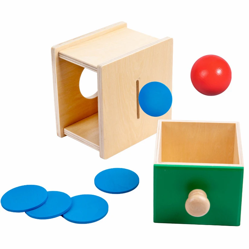 

2 In 1 Montessori Object Permanence Box Learning Education Montessori Educational Toys Fine Motor Skills Toys For Children C64W