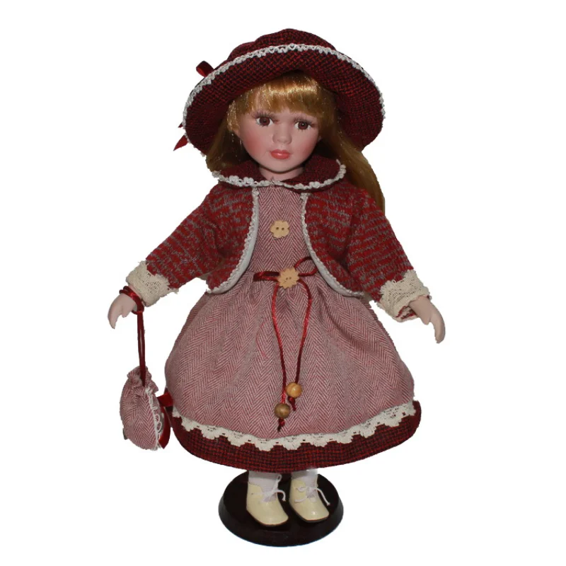 

Хит продаж, Керамическая кукла в европейском и американском стиле для досуга, украшение для дома, подарки, коллекционная кукла, детский игро...