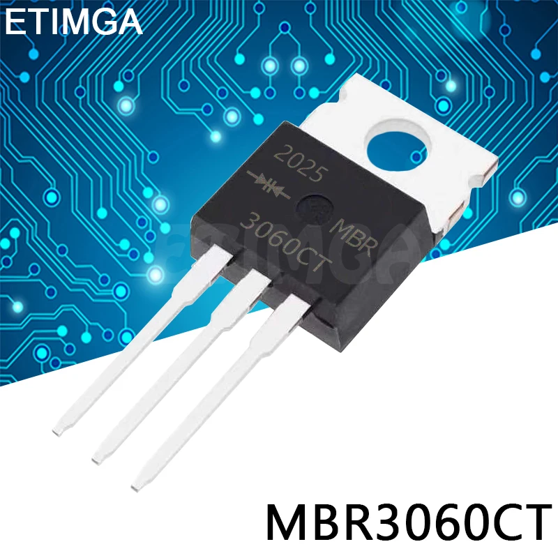 

10PCS/LOT MBR3060CT MBR3060 TO-220 Transistor 30A 60V