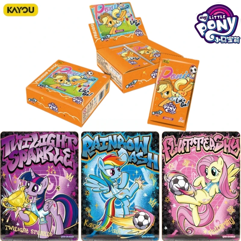 Фото Официальные оригинальные карточки KAYOU из серии My Little Pony Fun Shadow, коллекционные аниме-игрушки, праздничные подарки, в оригинальной коробке №1