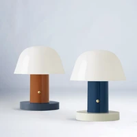 nordic mushroom table lamp postmodern denmark setago desk light macaron childrens bedroom bedside study living room lighting