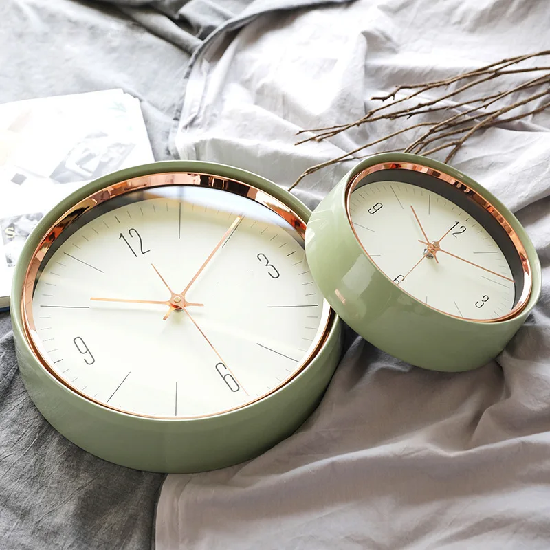 

12inch Creative Modern Minimalist Home Decoration Wall Clock Mute Nordic Light Luxury Clock Watch Wall Clock