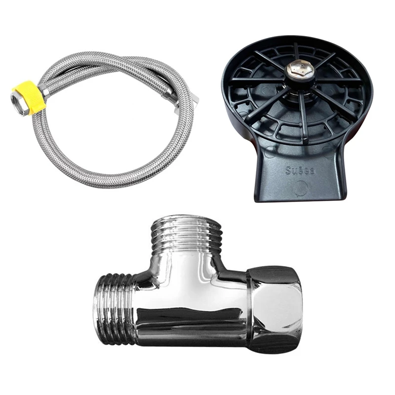 

Glass Rinser Faucet Bottle Rinser Metal Kitchen Sink Cup Rinser Spray Bar Glass Rinser For Home, KTV, Restaurants, Cafes