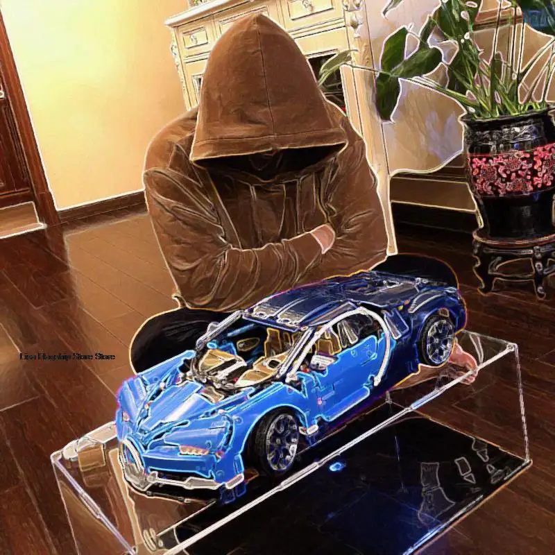 

Hot High-Technology Series Bugattiii Chiron Building Blocks RSR Bricks Sport Car Model Toy Christmas 20086 20001 20097 42115