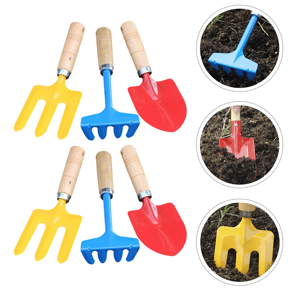 

2 Sets of Children Flower Shovel Gardening Shovel Garden Weeding Tool Kit