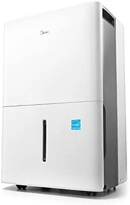 

4,500 Sq. Ft. Energy Star Certified Dehumidifier With Reusable Air Filter 50 Pint 2019 DOE (Previously 70 Pint) - Ideal For Base