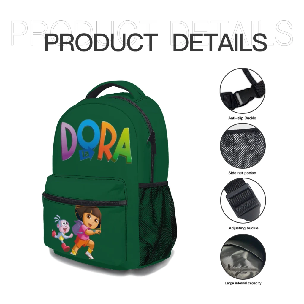 Легкий повседневный детский молодежный рюкзак D-edot Adventure с принтом школьный 17