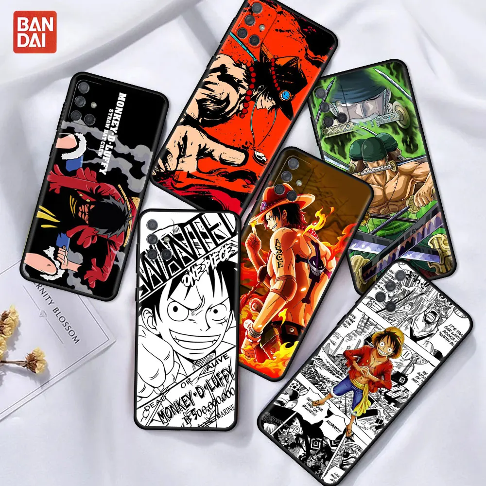 

Luffy Zoro One Piece Funda Case For Samsung Galaxy A12 A52 A51 A32 A21s A71 A02s A31 A72 A22 5G A11 Black TPU Phone Tampa