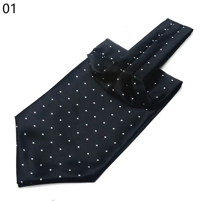 Новый Цветочный мужской галстук кешью Свадебный формальный Аскот скрапч для