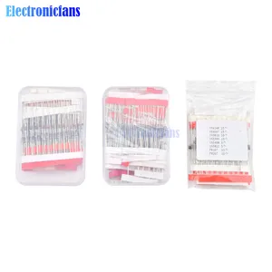 IN4001 IN4004 IN4007 IN5404 IN5406 IN5408 IN5822 IN5817 IN5819 IN4148 UF4007 RL207 FR107 FR207 Combination Diode Assorted Kit