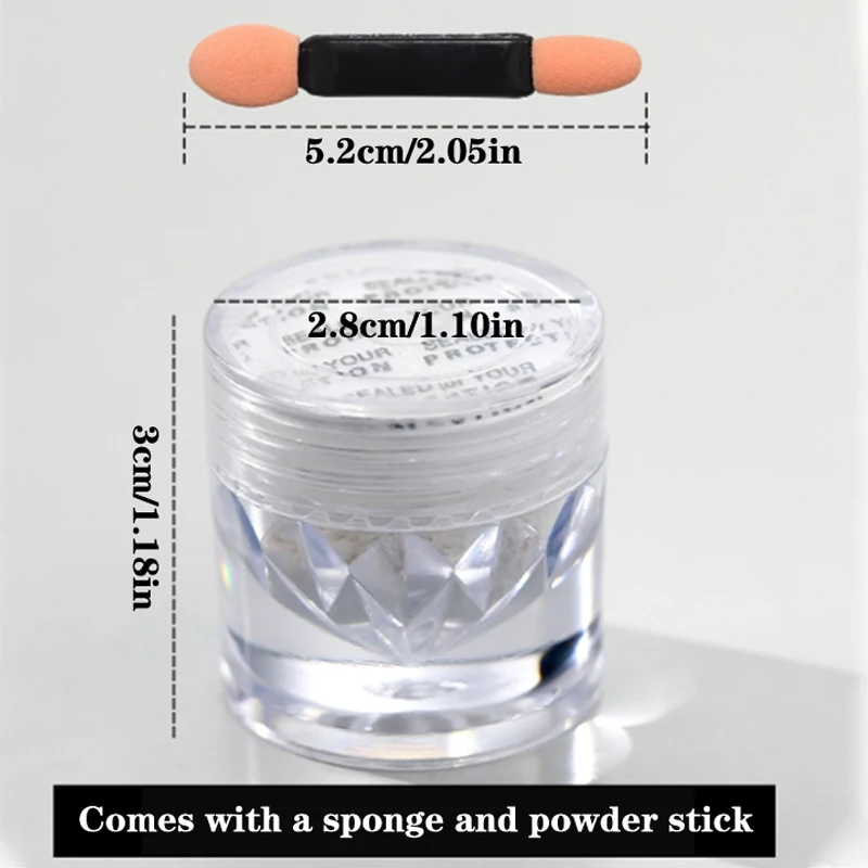 Аврора жемчужные белые ногти блестящая пыль хром Лунный свет белый фрикционы