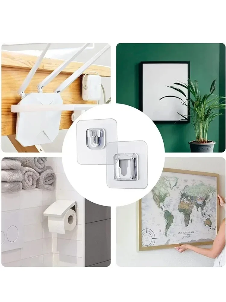 20 пар прочные липкие крючки с пряжкой не оставляющие следов