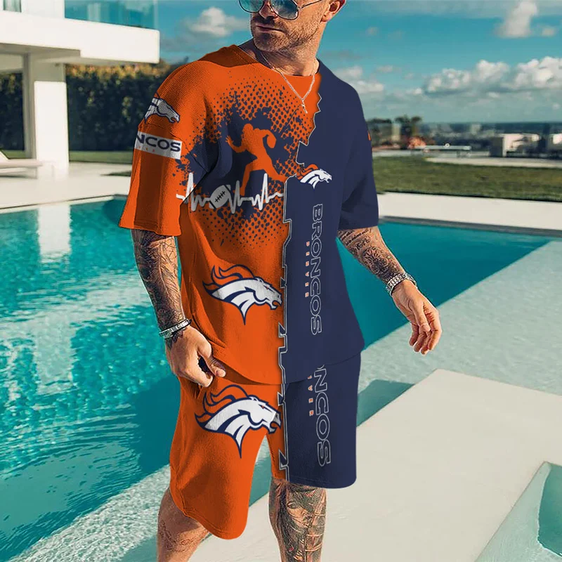 

Men's Sportswear Set, Game Card, T-shirt, Romper, 3D Printing, Men's Sportswear Set, Sportswear, Summer 2023