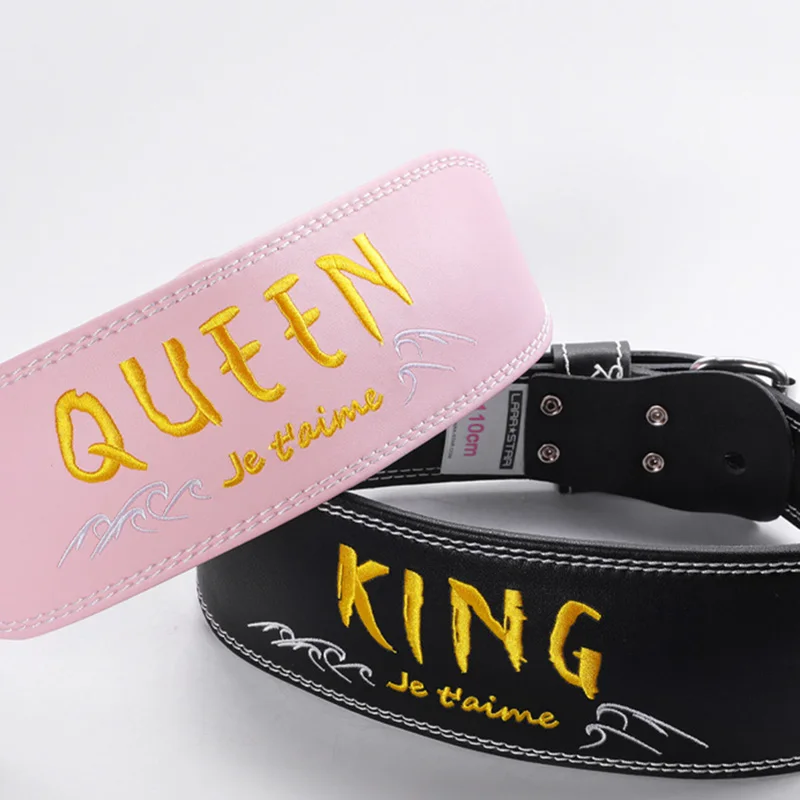 

Weightlifting Leather Belt Strength Fitness Waist Squat Deadlift Couple Professional Equipment Protective Gear Bodybuilding