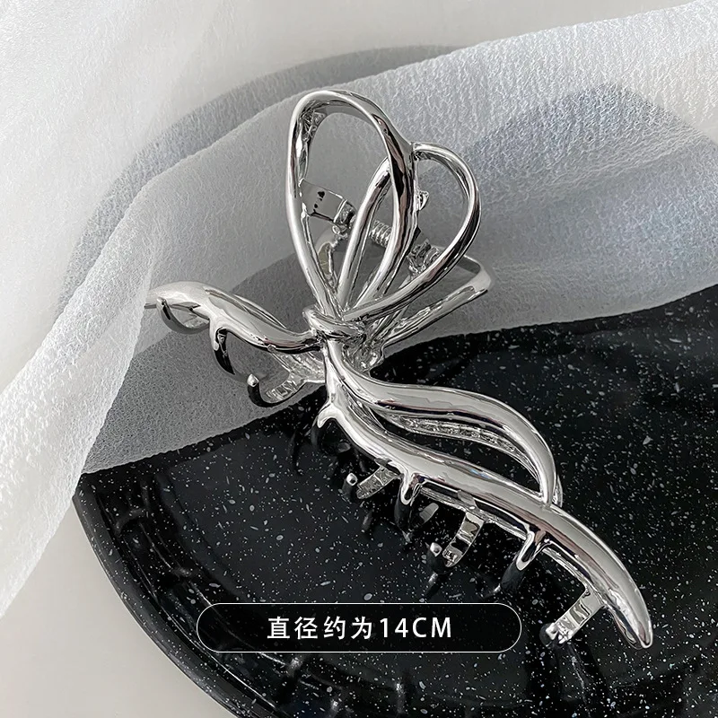 Ins Холодный ветер Бабочка Заколка для волос из металлического сплава Женская