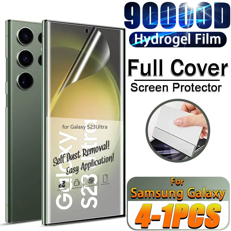 

4/1PCS For Samsung Galaxy S23 S22 Ultra S21 S20 Plus FE Screen Protector Note 20 10 9 S10 9 Lite E S20FE A13 A53 5G S 23 22 Film