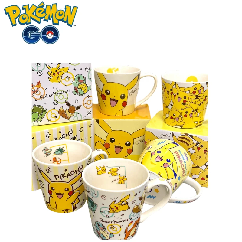 

Покемон Пикачу ибрахимович, милая кофейная фотография, креативный подарок, мультяшная анимация, периферическая керамическая кружка, оптовая продажа