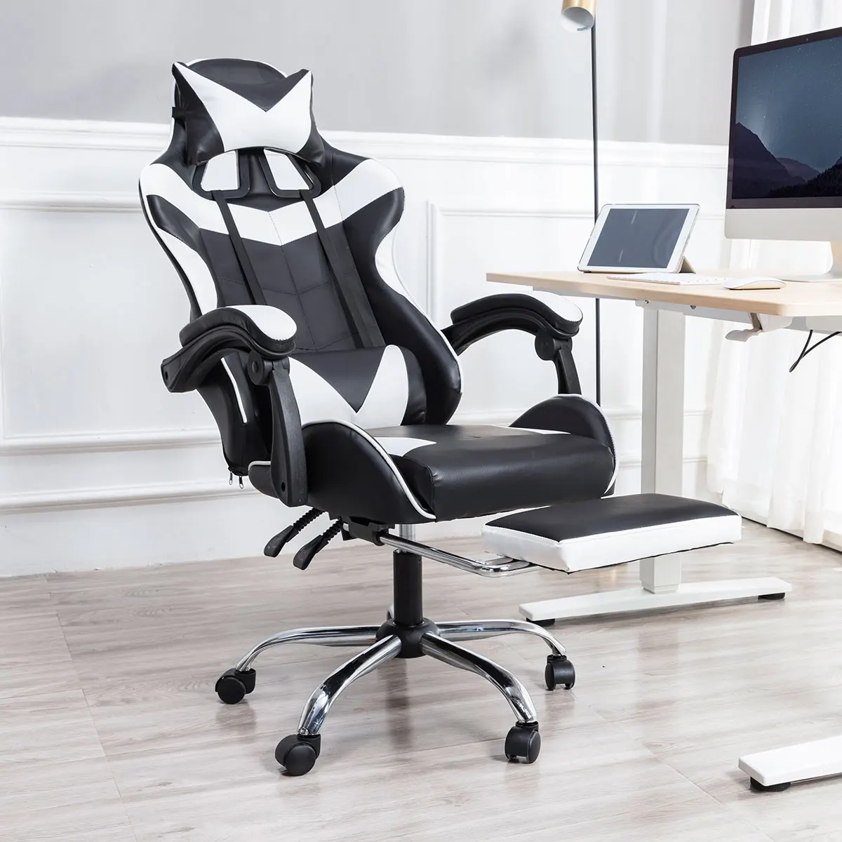 Reclining Office Chair Adjustable Height Rotating Lift Chair