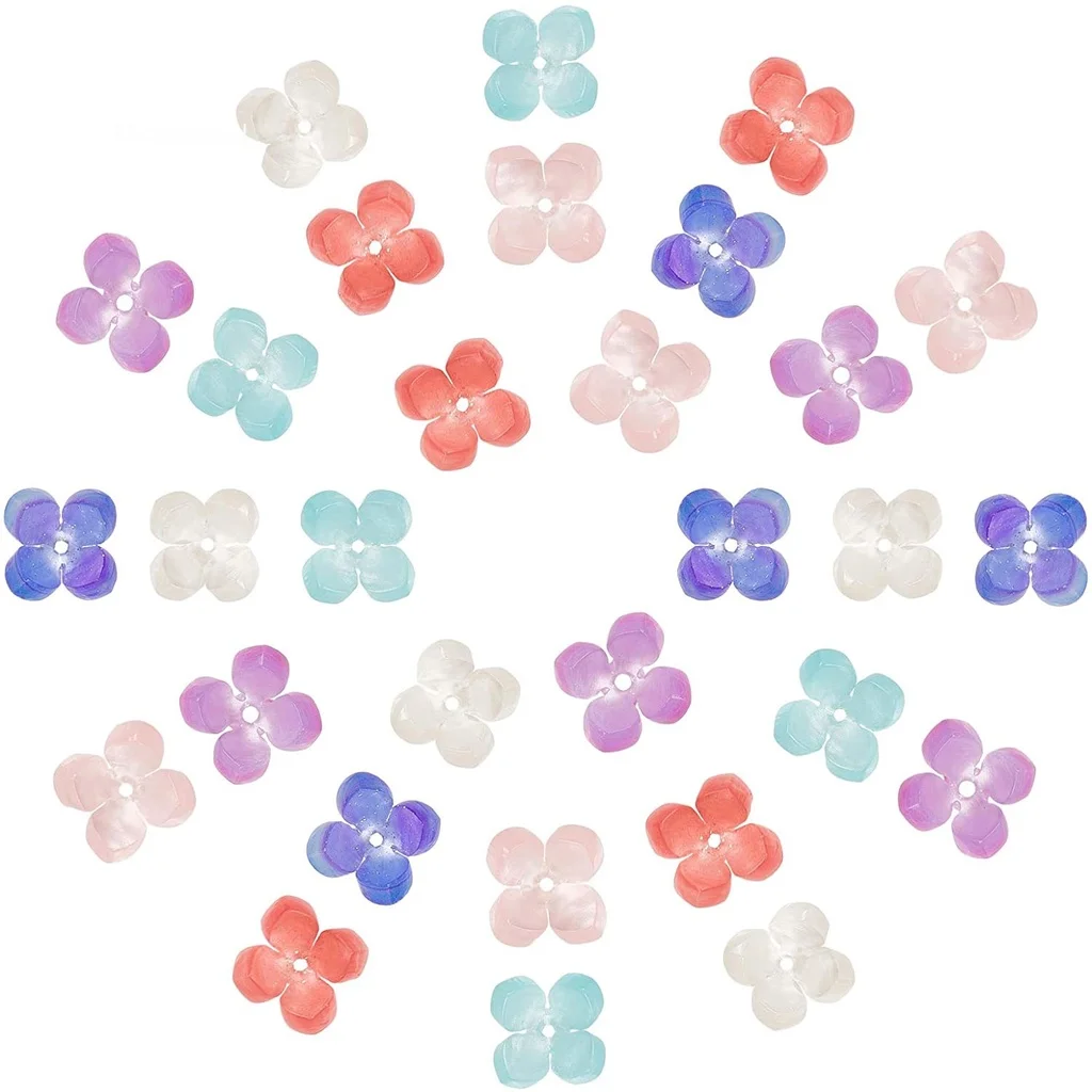 

120 шт., колпачки для бусин, из смолы