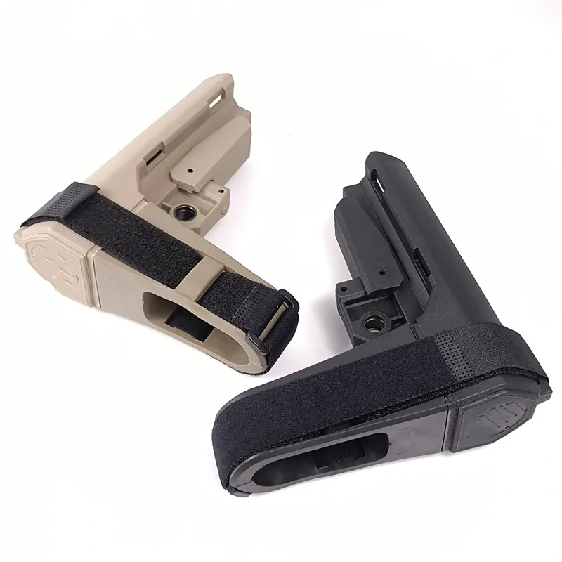 

Outdoor Sport Hunting Gun Accessories SBA3 Nylon Stock Buttstock Sopmod Toy Brace M4 HK416 Gel Ball Parts