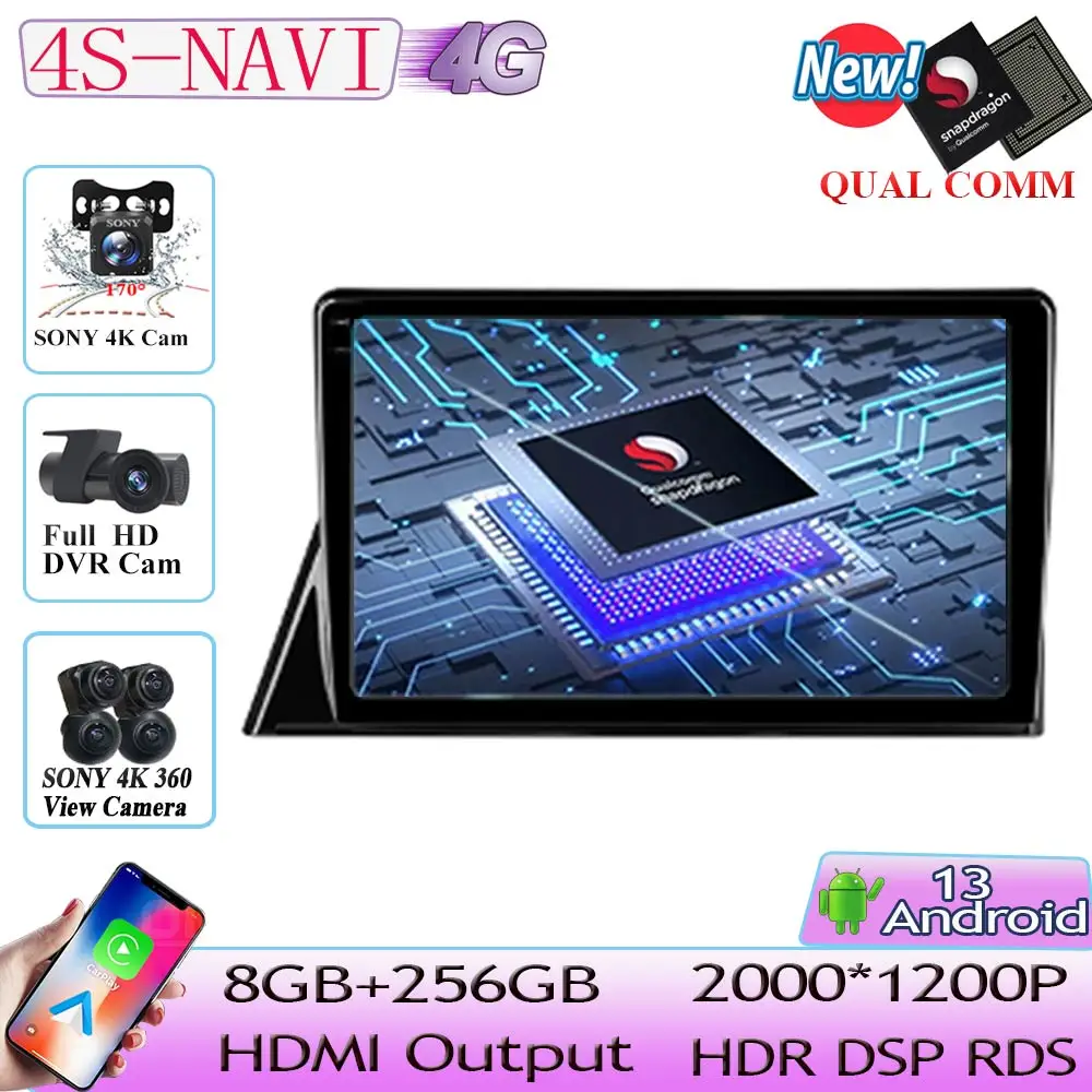 Android 13 Qualcomm для Toyota Sienta 2 XP170 LHD RHD 2015 - 2022 автомобильное радио мультимедийный видеоплеер Навигация стерео GPS DVD Android 13 Qualcomm для Toyota Sienta 2 XP170 LHD RHD 2015 - 2022 автомобильное радио мультимедийный видеоплеер Навигация стерео GPS DVD