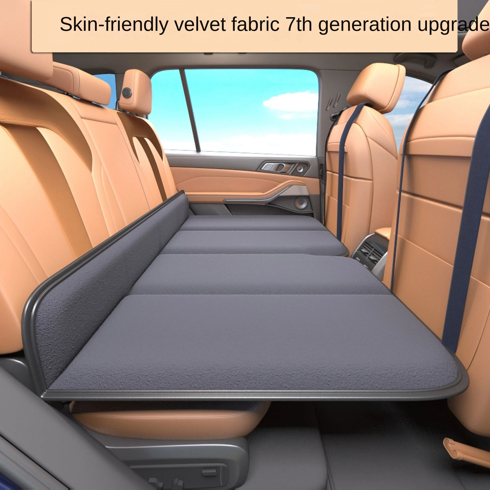 

Non-inflatable foldable car mattress rear seat panel cotton car car seat change bed sleeping artifact car bed
