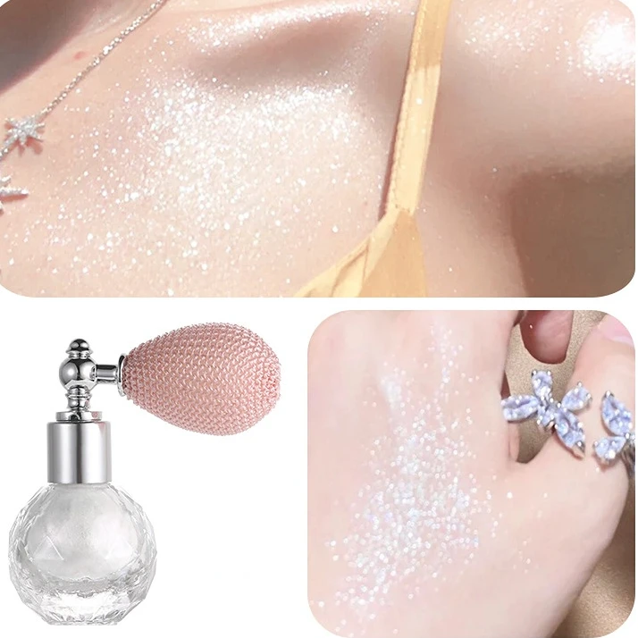 High Gloss Glitter Powder Shimmer Sparkle Powder Makeup For Face Body Highlight Makeup Cosmetic