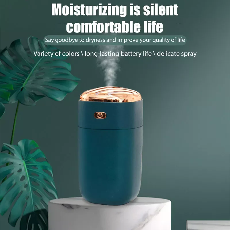 

280ml Air Humidifier Aroma Oil Humidificador for Home Car Portable USB Cool Mist Sprayer with Soft Night Light Purifier