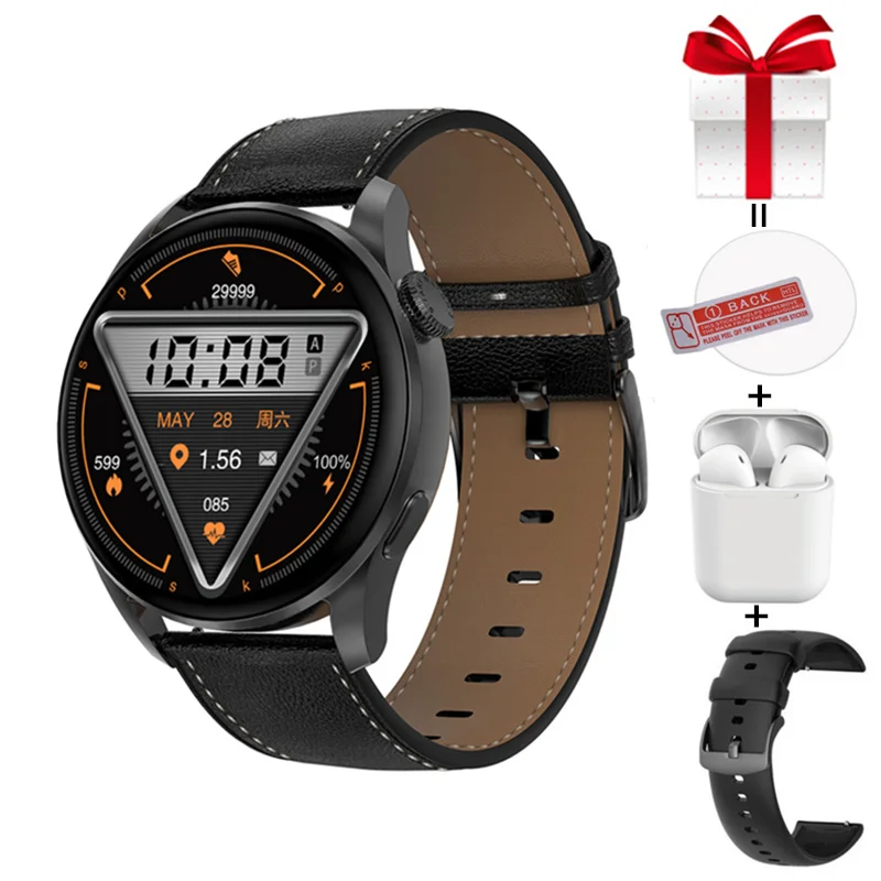 

Smart Watch Men IP68 Waterproof With Answering Call 100+ Watchface Message Notification Wireless Charging Rotary Smartwatch