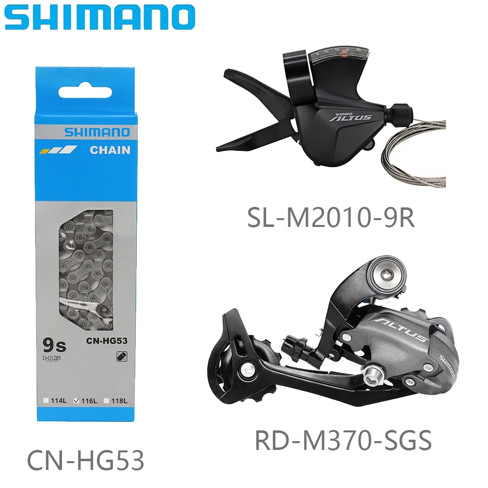 Задний рычаг переключения передач SHIMANO для горного велосипеда 9 скоростей
