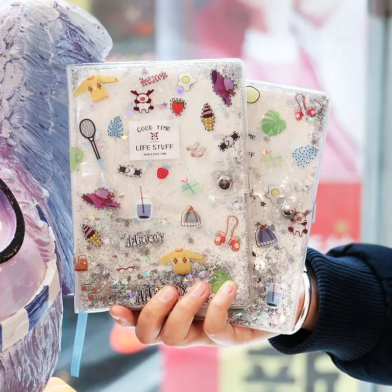 

Блокнот-книжка с мягкой текстурой, милый квадратный блокнот с пряжкой для ремня для девушек, дневник, ежедневный блокнот на неделю