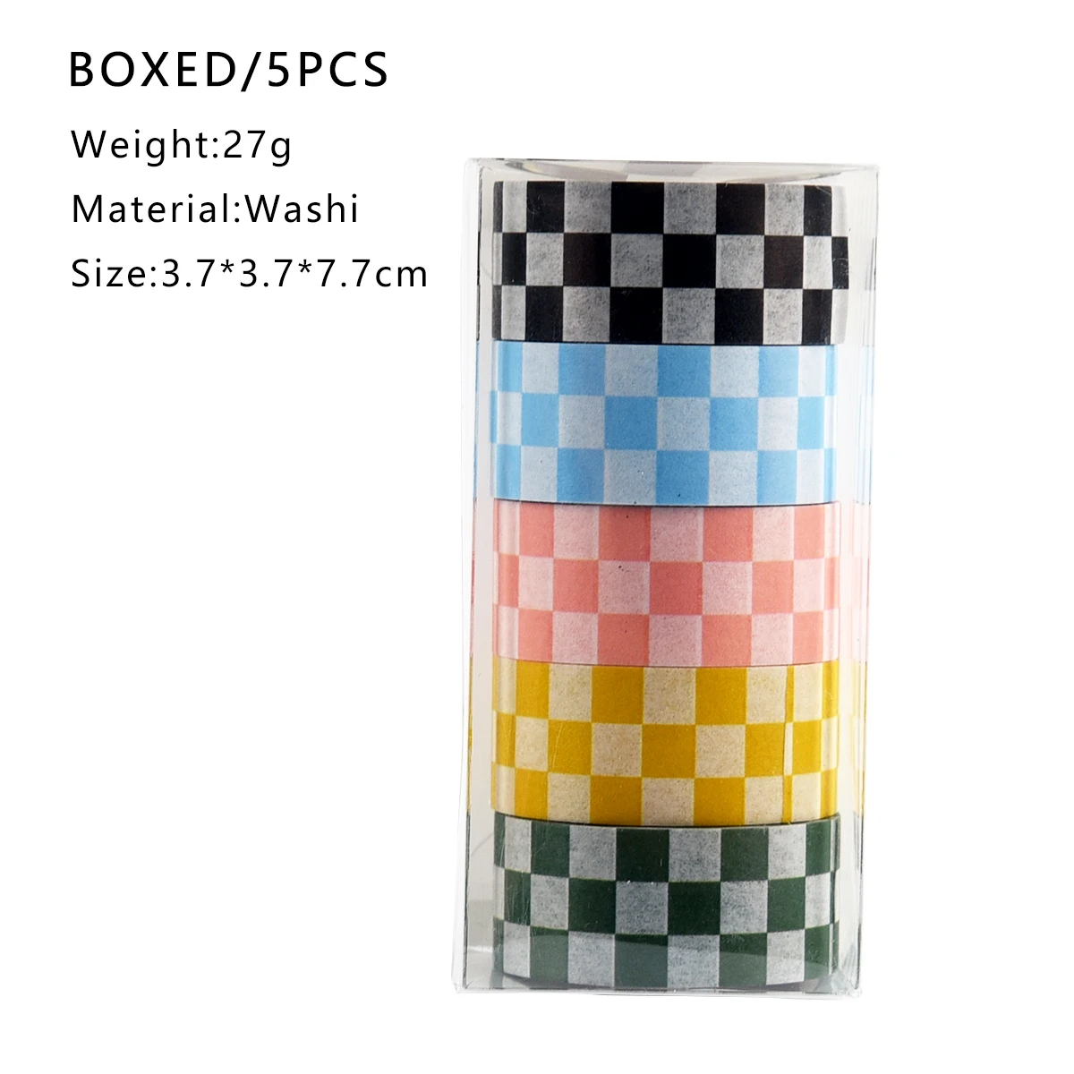 

Декоративная лента васи в шахматную сетку 15 мм