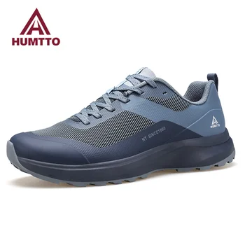 HUMTTO Jogging Running Shoes for Men Trainers Luxury Designer Tennis Mens Sneakers Breathable Sports Walking Training Footwear 1