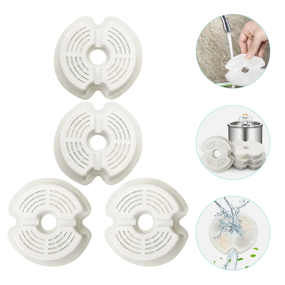 

Filter Fountain Water Replacement Cat Pet Filters Dog Automatic Puppy Watering Fountains Supplies Waterer Filtration System