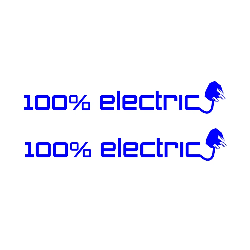 

20*3.2cm 2pcs 100% Electric Car Vehicle Sticker Funny Window Bumper Novelty JDM Drift car stickers and decals funny