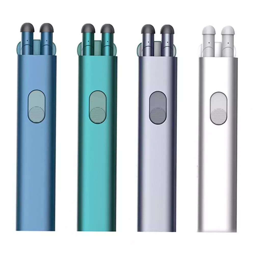 

TWS Bluetooth-compatible 5.2 Earphones Foldable Touch Control Digital Display Stereo In-ear Earbuds for Sports