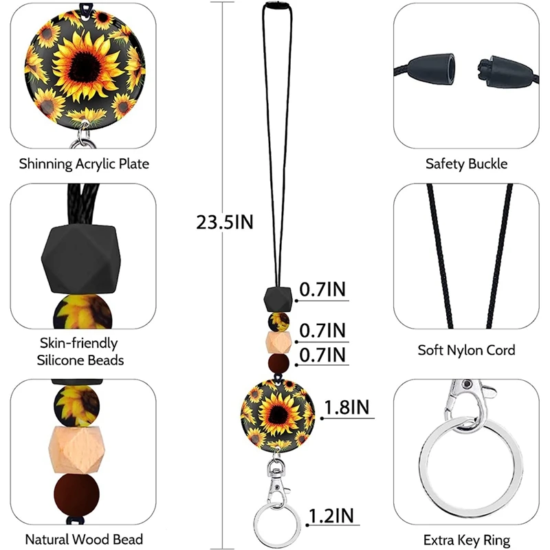 Ремешки для идентификационных бейджей и ключей милый держатель со шнурком