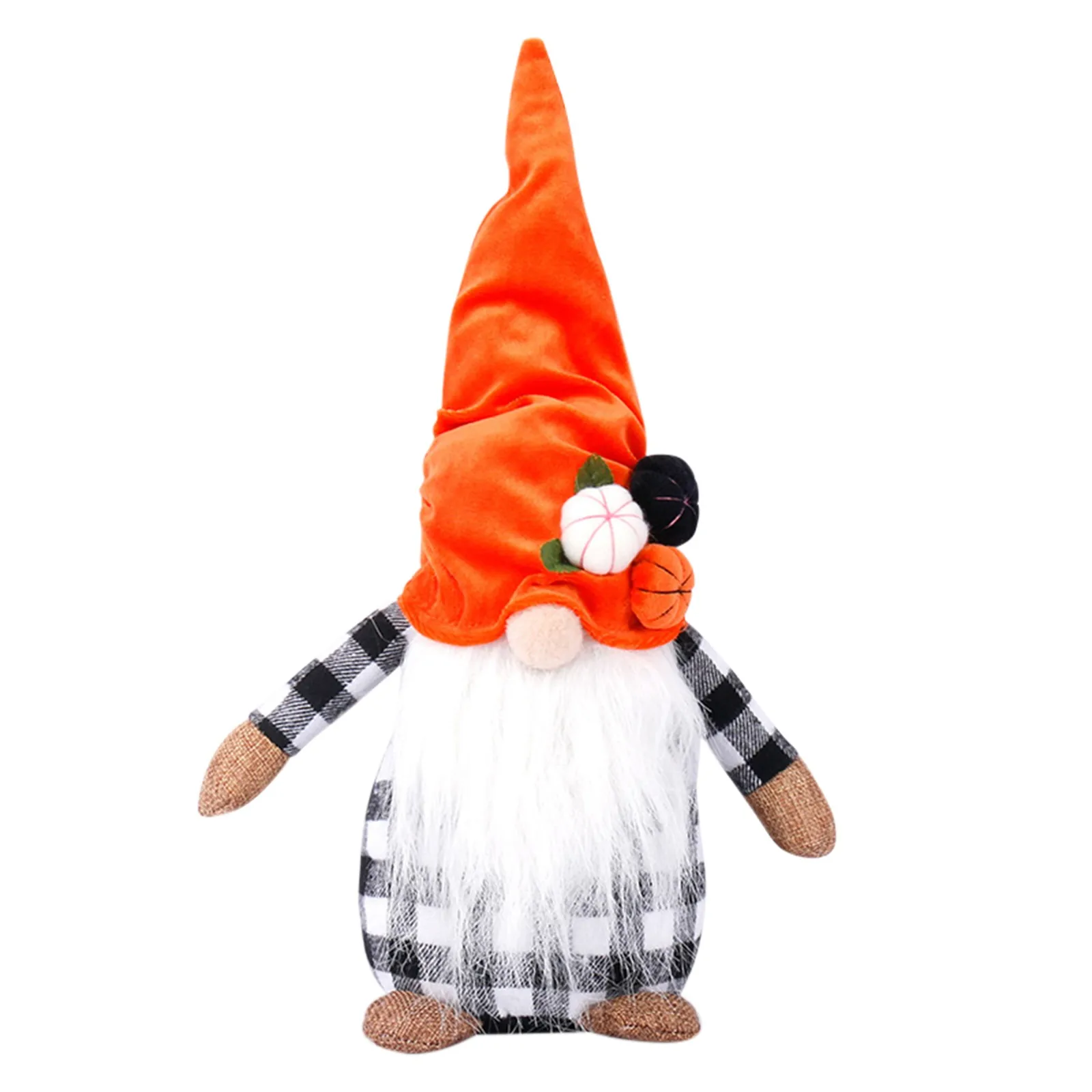 

Halloween Gnomes Decorative Ornaments Top Hat Short Legs Outdoor Deer Statues Abstract Decor Niece Ornaments for Christmas Tree