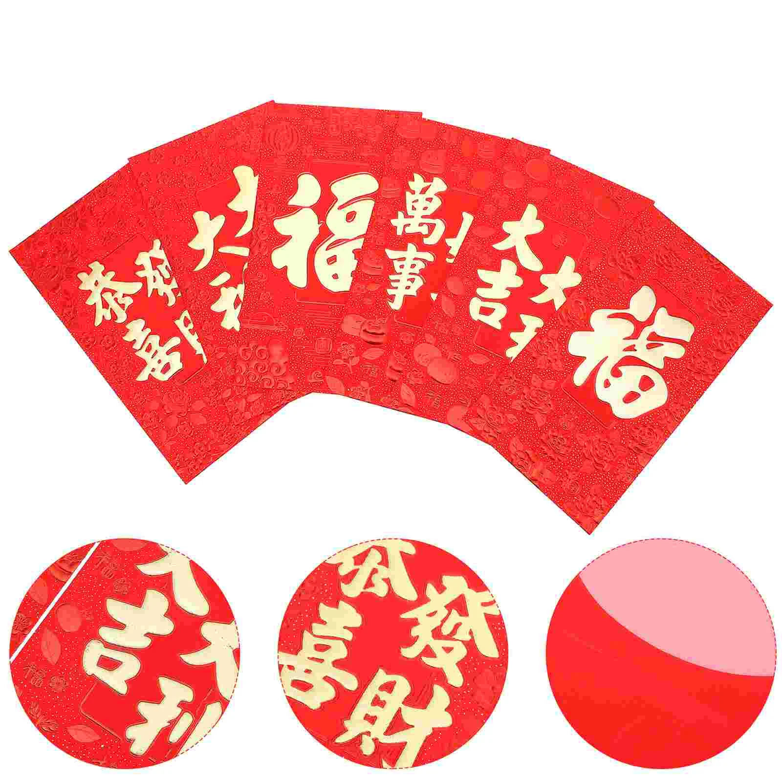 

30pcs Blessing Red Envelopes Chinese Traditional New Year Gift Red Envelopes