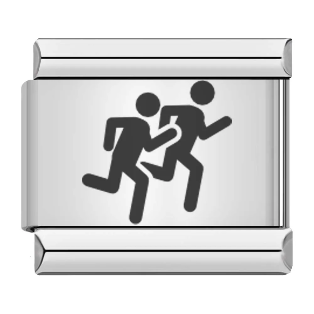 Лазерный браслет из нержавеющей стали 9 мм